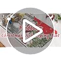Findosom Red Snowman Christmas Dish Drying Mat 16x24 Inches - Holiday Kitchen Decor