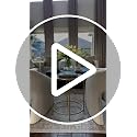VASAGLE Gold Glass Side Table with Metal Frame - Minimalist End Table