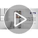 Over Toilet Storage Rack 3 Tiers White - Space-Saving Bathroom Organizer