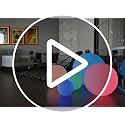 6-Inch RGB Color-Changing LED Globe Ball Light with Remote - Waterproof Mood Lamp