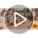Jingmore 2 Pcs Christmas Coffee Bar Decor with Faux Whipped, 2.4 x