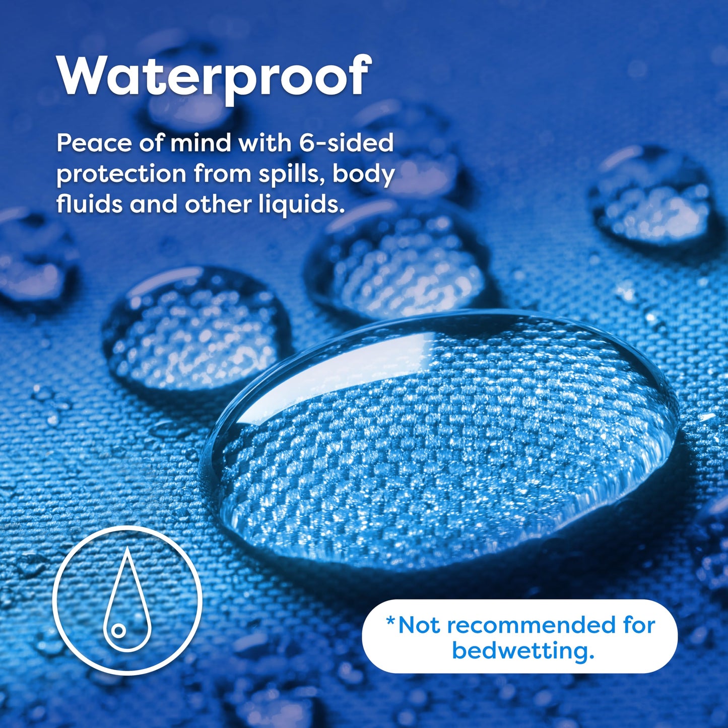 HOSPITOLOGY PRODUCTS Mattress Encasement - Zippered Bed Bug Dust Mite Proof Hypoallergenic - Sleep Defense System - Full XL - Waterproof - Stretchable - Standard 12" Depth - 54" W x 80" L