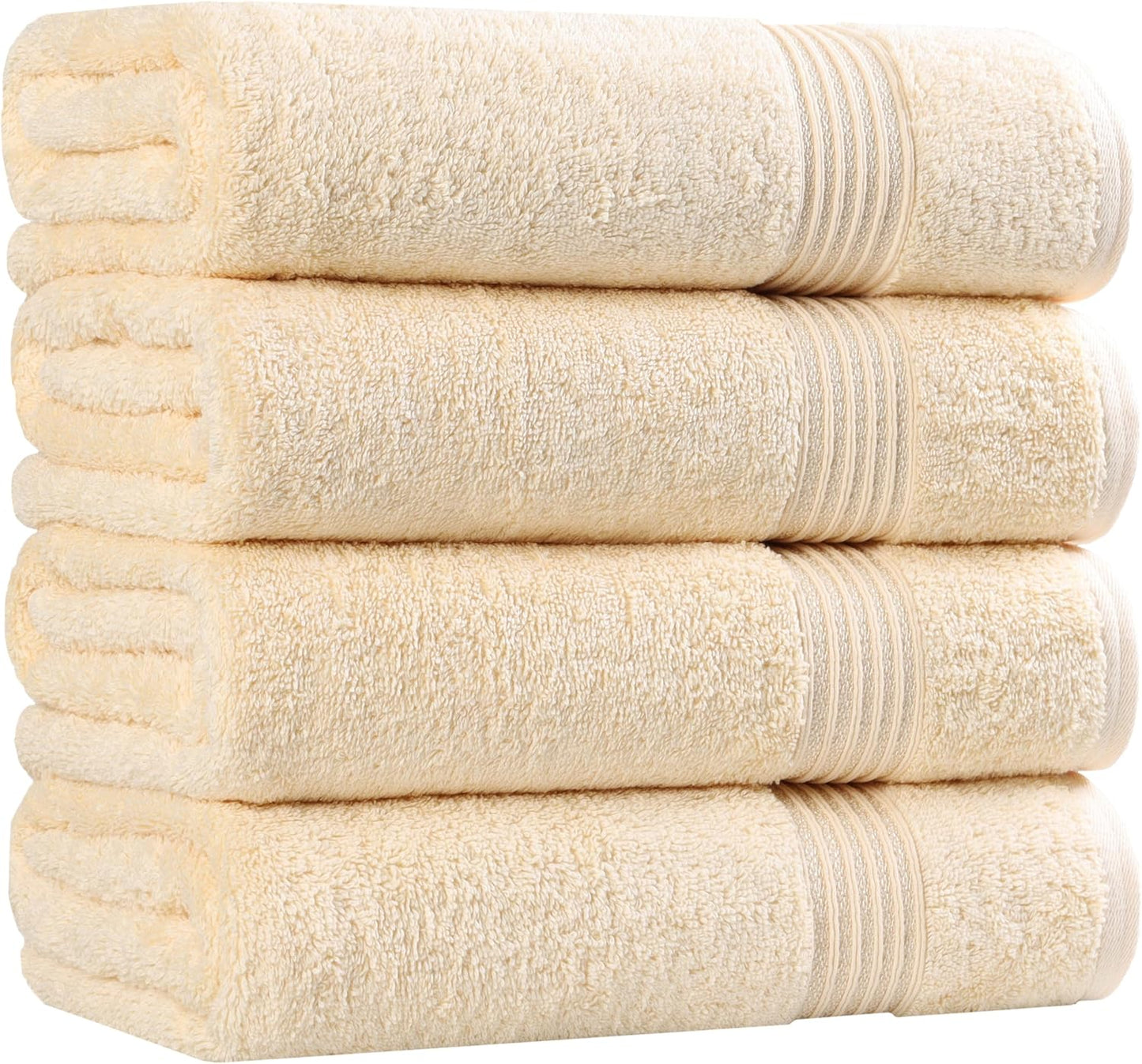 Superior Egyptian Cotton 6-Piece Towel Set, Bathroom Essentials, Towels For Bathroom, Apartment, Airbnb, Guest Bath, Face, Hand, Bath Towels, Washcloths, Absorbent, Fast Drying, Royal Purple