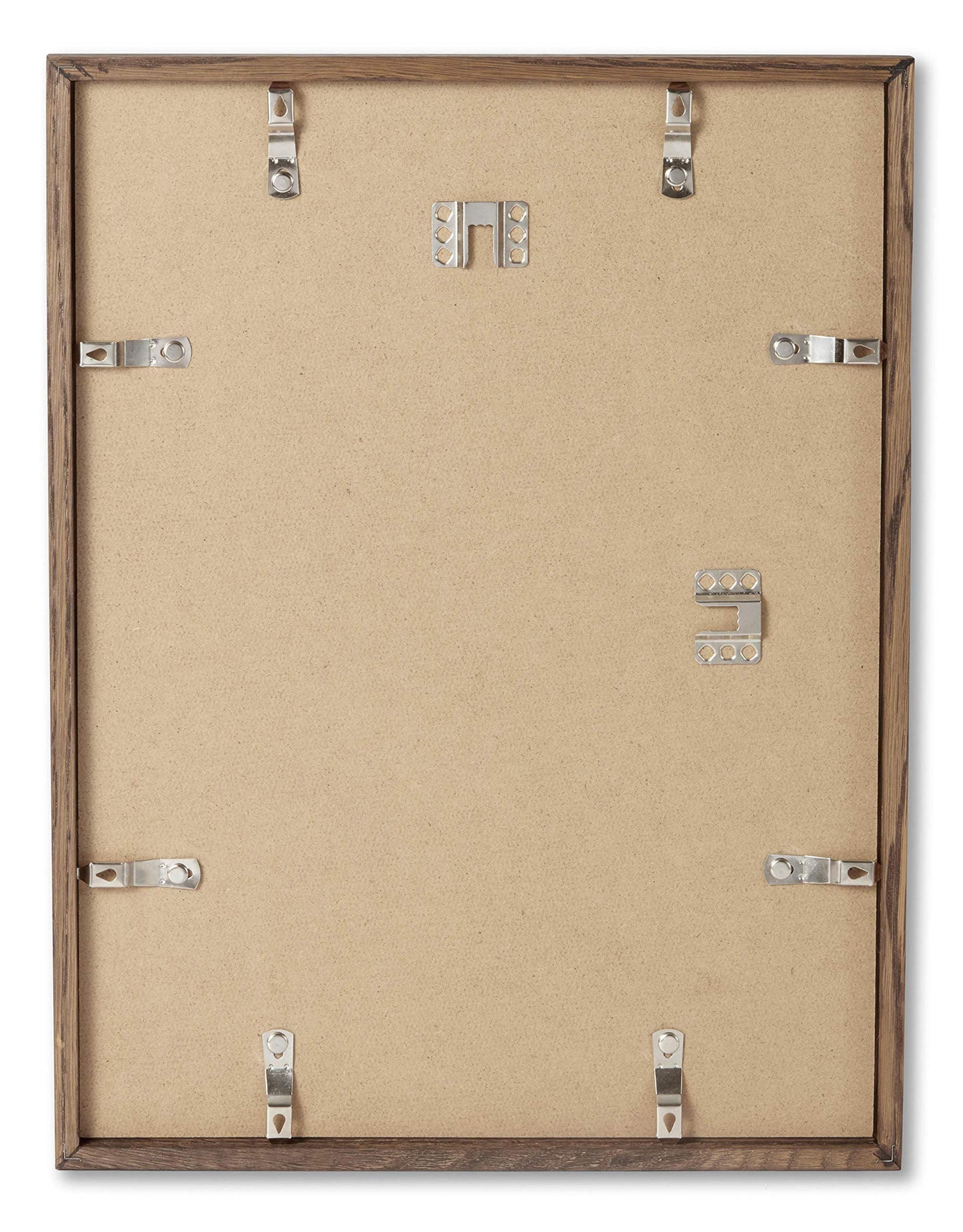 Opposite Wall - 16x20 in - Dark Solid Oak Wood Picture Frame - Lightweight, Versatile & Shatterproof - Wall Hanging Poster or Photo Frame - Wall Decor for Office, Gallery & Home - 2 Pack