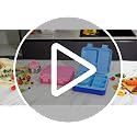 HOMEKOL Pink Bento Lunch Box for Kids with 9oz Insulated Food Jar, 7-Cup Capacity