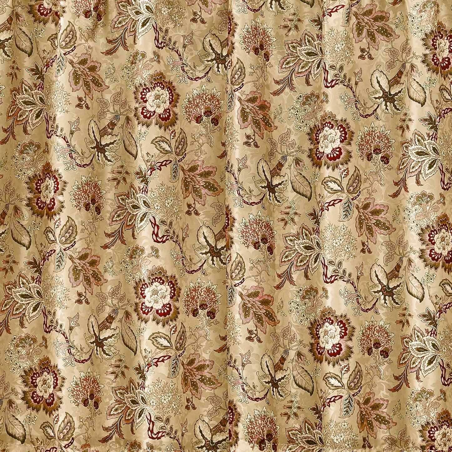 Navarra Modern Farmhouse Cafe Tier & Valance Set - 52" x 36", Antique Rod Pocket for Kitchen & Bathroom