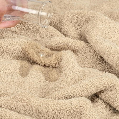 Cotton Paradise 6-Piece Towel Set - 100% Soft Absorbent Turkish Towels | Beige Bath Towels, Hand Towels & Washcloths