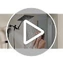 12-Inch High Pressure Rainfall & Handheld Shower Combo - Matte Black Variation