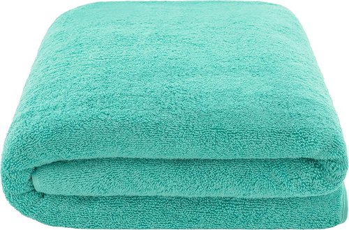Cotton Paradise 100% Cotton 40x80 Oversized Bath Sheet, Extra Large Turkish Bath Towels for Bathroom, Turquoise Bathsheet