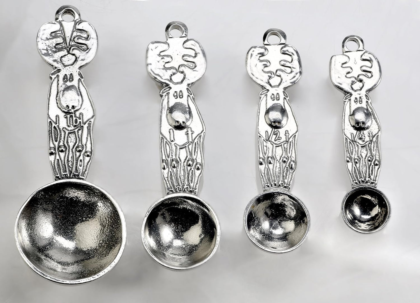 Crosby & Taylor Celtic Pewter Measuring Spoon Set