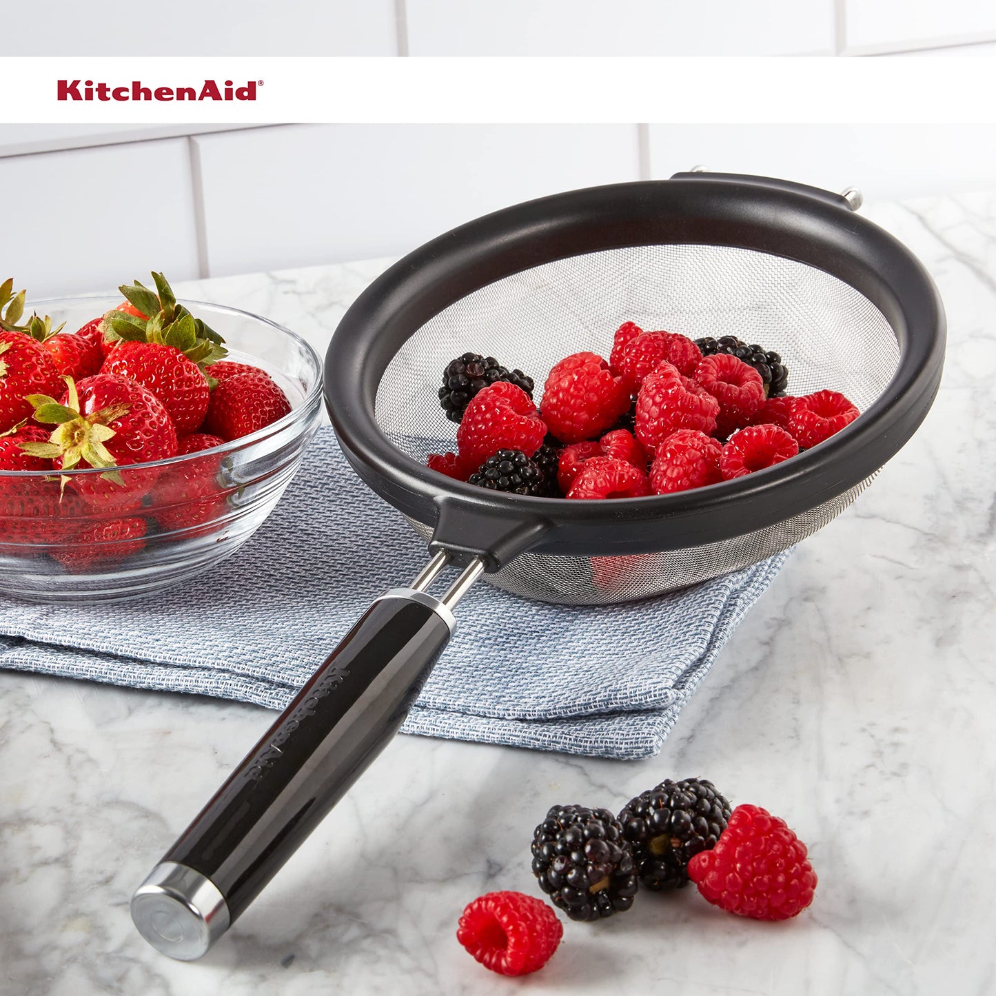 KitchenAid KE161OHOBA Classic Strainer, 7-inch