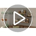 Natural Live Edge 30-inch Wood Floating Shelves Wall Mount 2-Pack