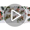 Giegxin 2 Pack Christmas Mistletoe Ornaments Red Bright Style Holiday Decor