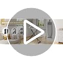 APEXCHASER Gray Foldable Adjustable Ironing Board with Silicone Cover