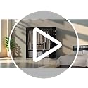 LOKEME Black Portable Wardrobe Closet Steel Pipe 19mm, 70.6in Storage