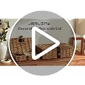 JARLINK Water Hyacinth Wicker Decorative Storage Box Small & Large