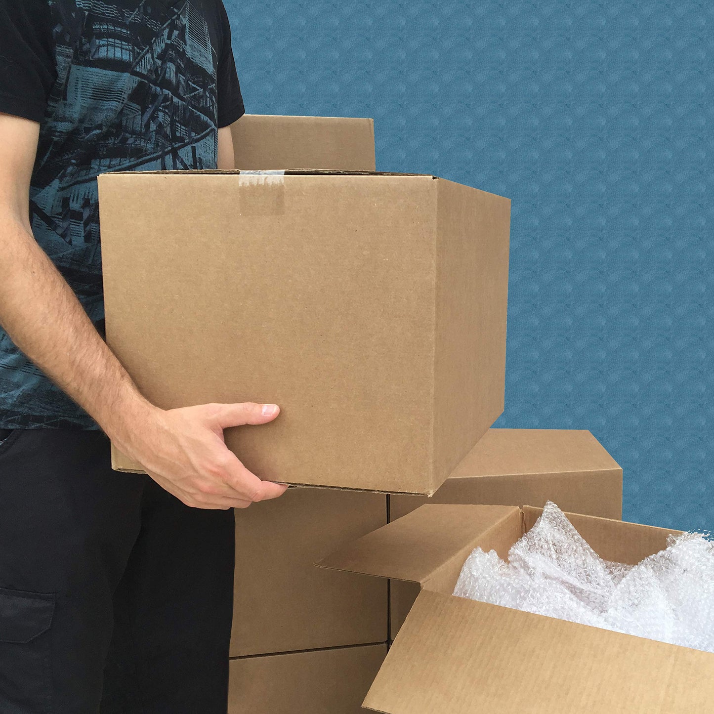 uBoxes Moving Boxes Bundles Medium Boxes 18" x 14" x 12" - Medium Boxes (Pack of 15)