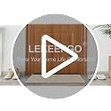 LEKEEPGO 3' x 4'11" Khaki Indoor Non-Slip Washable Door Mat - Large 36"x59" Rug