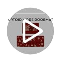 Artoid Mode Christmas Snowflake Kitchen Mats Set of 2 24x35 & 24x59 Inches Red