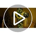 Classic 5ft Lighted Christmas Cross Tree with Crown & Scarf - Faith Decor