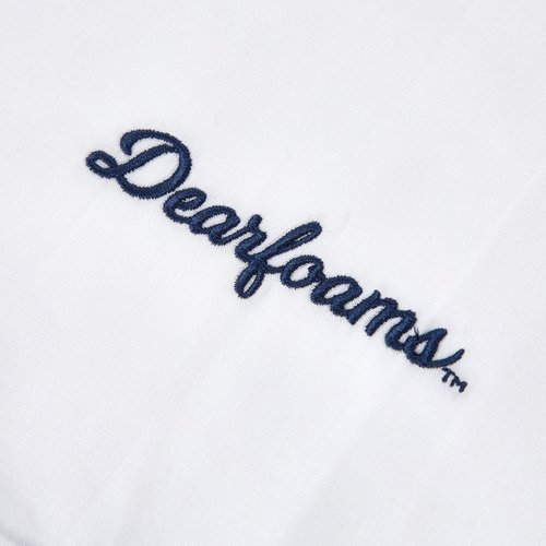 Dearfoams King Size Bed Pillows - Luxurious 200 TC Cotton Down Alternative for All Sleep Positions