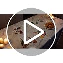 60 Pcs Classic Christmas Napkins - 4 Styles, 9.8 x 9.8 in, Janlaugh