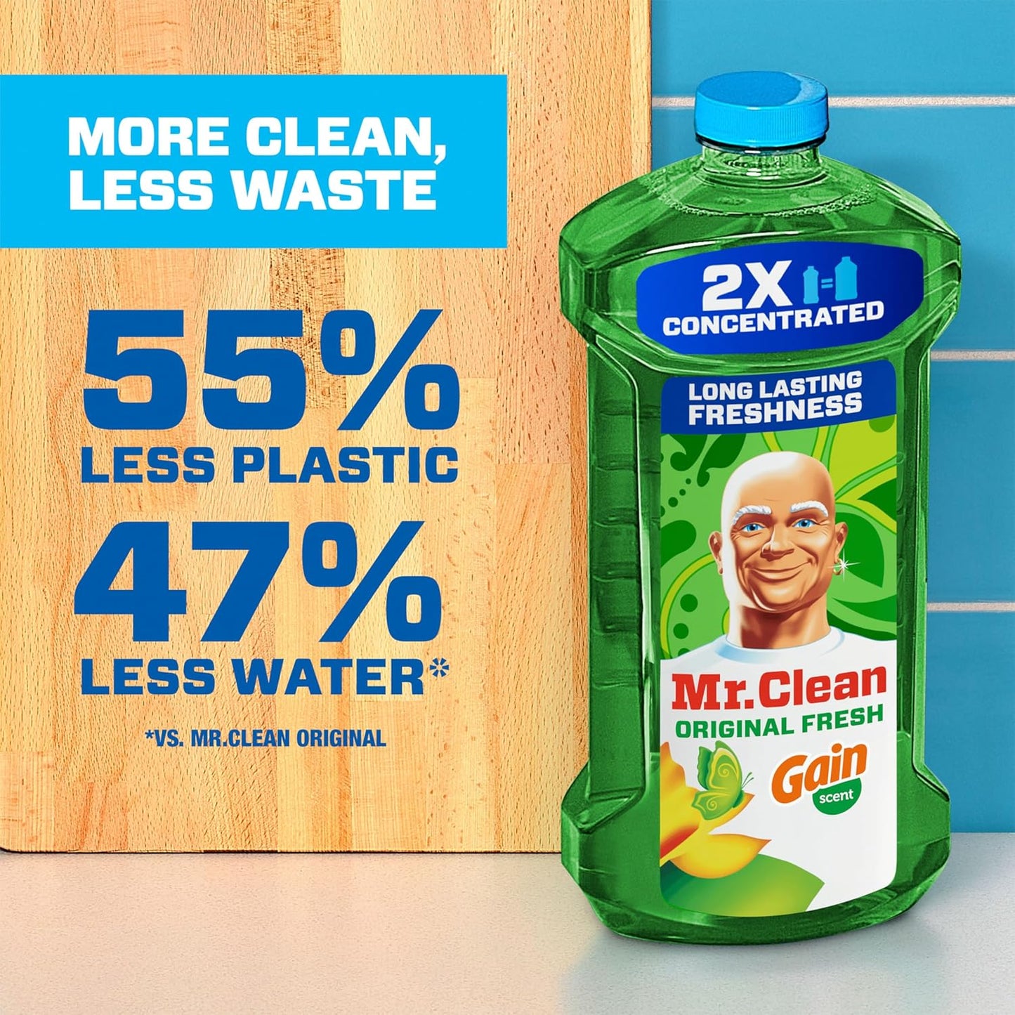 Mr. Clean All Purpose Cleaner - Multi-Surface Cleaning Liquid for Home & Kitchen | 41oz