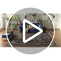 Rugcomf Large Area Rug 8x10 Washable Non Slip Tree of Life-Patterned,
