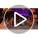 Halloween Table Centerpieces Decorations - Witch Boot and Pumpkin Variation