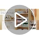 CTSNSLH 5 Pack Stackable Closet Storage Boxes - Multi-Functional Wardrobe Organizers