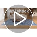 WITSHOCK 8x10 Beige Modern Washable Area Rug for Living Room & Bedroom