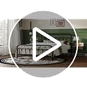 Twin Metal Bed Frame with Victorian Iron Headboard - Cream, White
