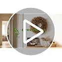 Green Moon 26'' Faux Fall Wreath for Front Door - Orange Autumn Decor