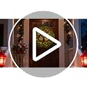 BLOSMON 36 Inch Large Prelit Outdoor Christmas Wreath with Battery-Powered Lights