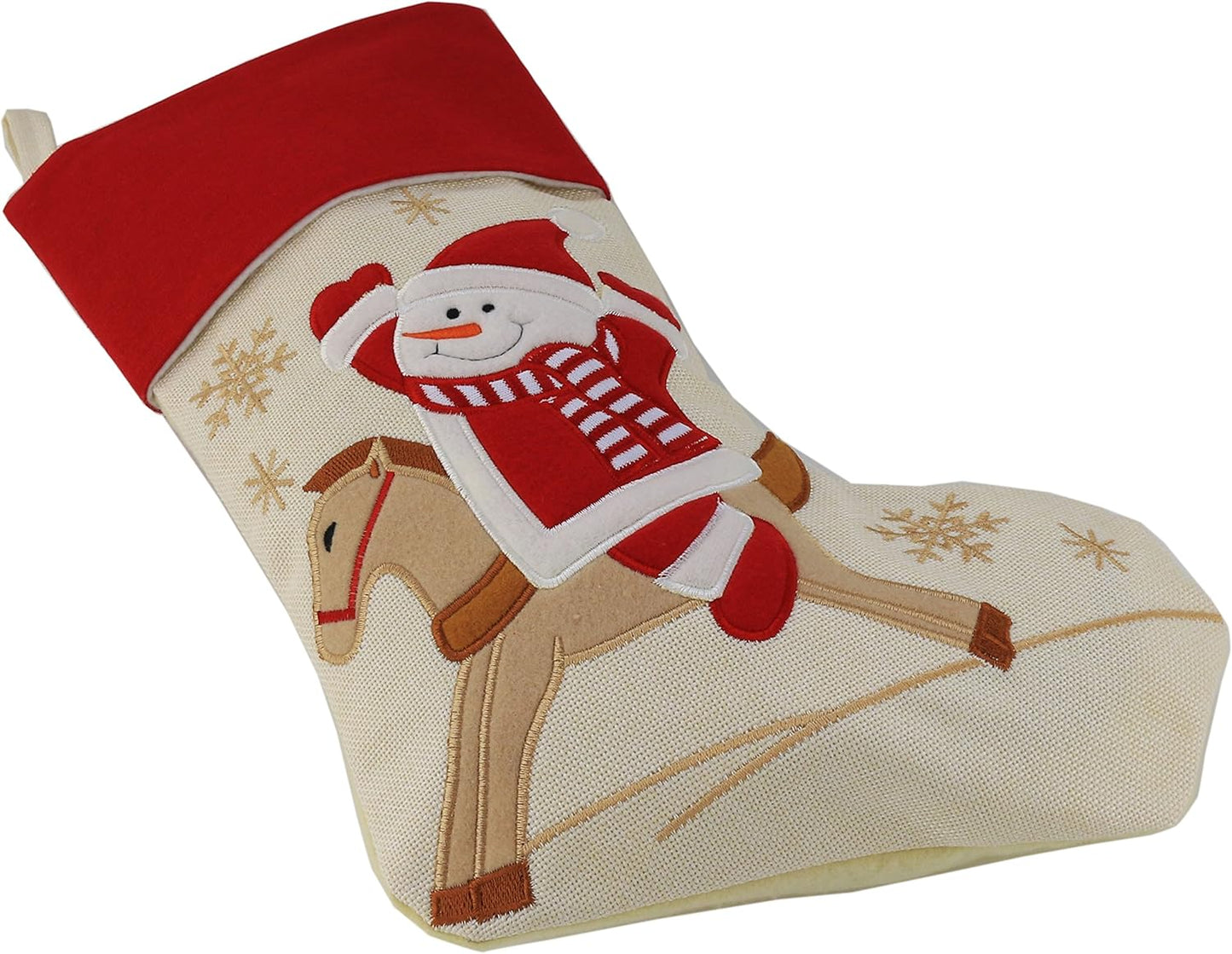 3D Plush Christmas Stockings Set - Santa, Snowman & Reindeer - Festive Holiday Decor for Kids & Family