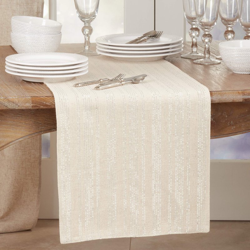 Shimmer Line Design Table Runner