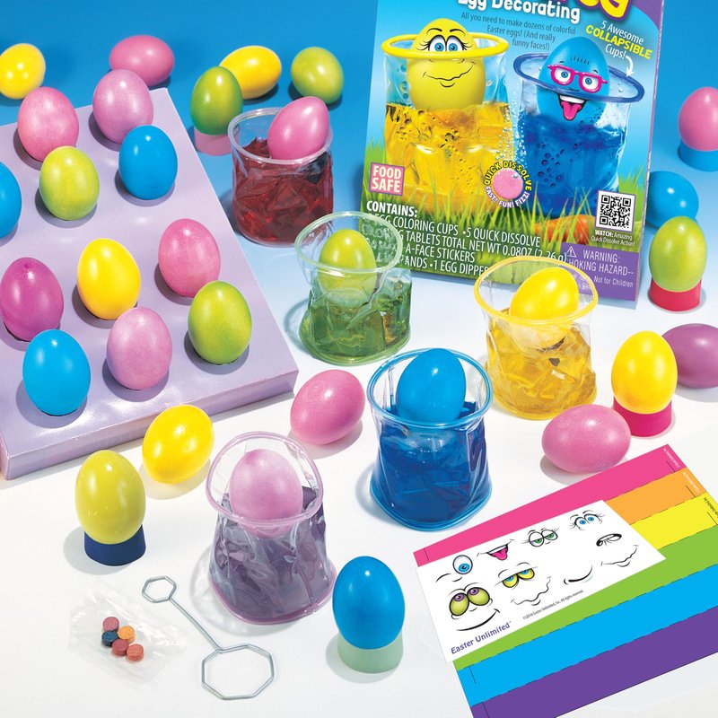 Easter Unlimited Dunk An Egg Coloring Kit