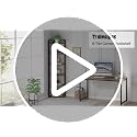 White Tribesigns 6-Tier Corner Shelf - Space-Saving Bookcase for Living Room & Home Office
