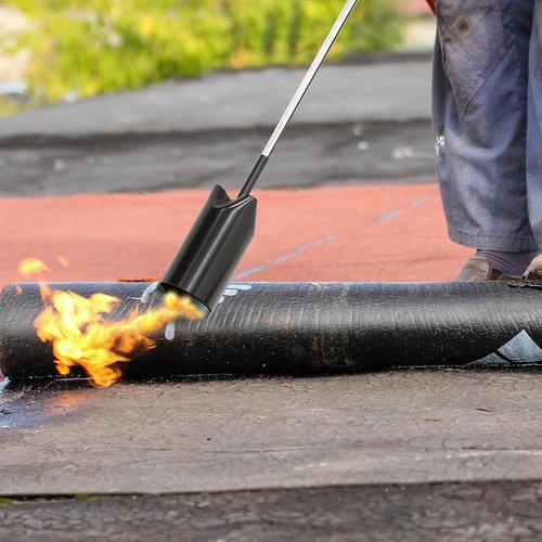 Flame King Propane Torch Kit - Heavy Duty Weed Burner with 500,000 BTU & 10-ft Hose Regulator
