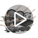 JEETEE 23-Piece White Non-Stick Aluminum Cookware Set for Kitchen, PFOA-Free