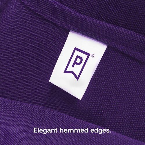Gee Di Moda Rectangle Tablecloth - 60 x 84 Inch Purple Table Cloth for 5 Foot Rectangle Tables - Heavy Duty Washable Fabric - for Holiday Party, Dinner, Weddings, Baby Shower & Events