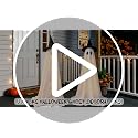 DAZONGE 2-Pack Outdoor Halloween Ghost Decorations with Remote Control - Spooky Ghosts with Lights & Stand