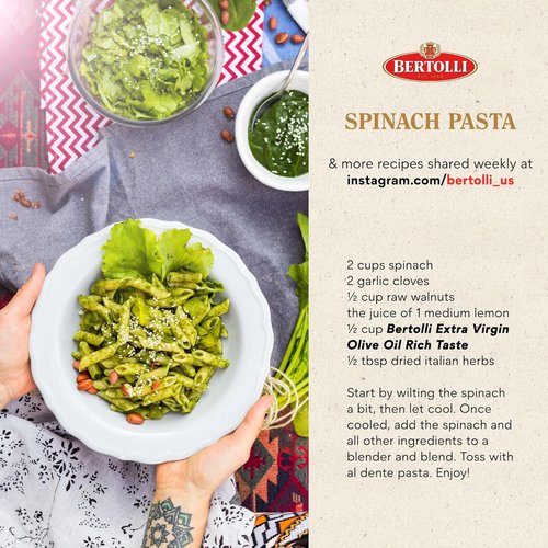 Bertolli Extra Virgin Olive Oil - Premium Quality, 17 oz Bottle for Cooking & Dressing
