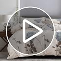 King Size Botanical Comforter Set - 600 Thread Cotton & Microfiber Bedding