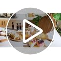 Sliner 6 Pcs Acacia Wood Round Cutting Board 0.6 Inch Thick, 12 x 16