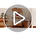 Chestnut Water Hyacinth 3-Tier Rolling Storage Cart with Wheels - Multipurpose Utility Caddy