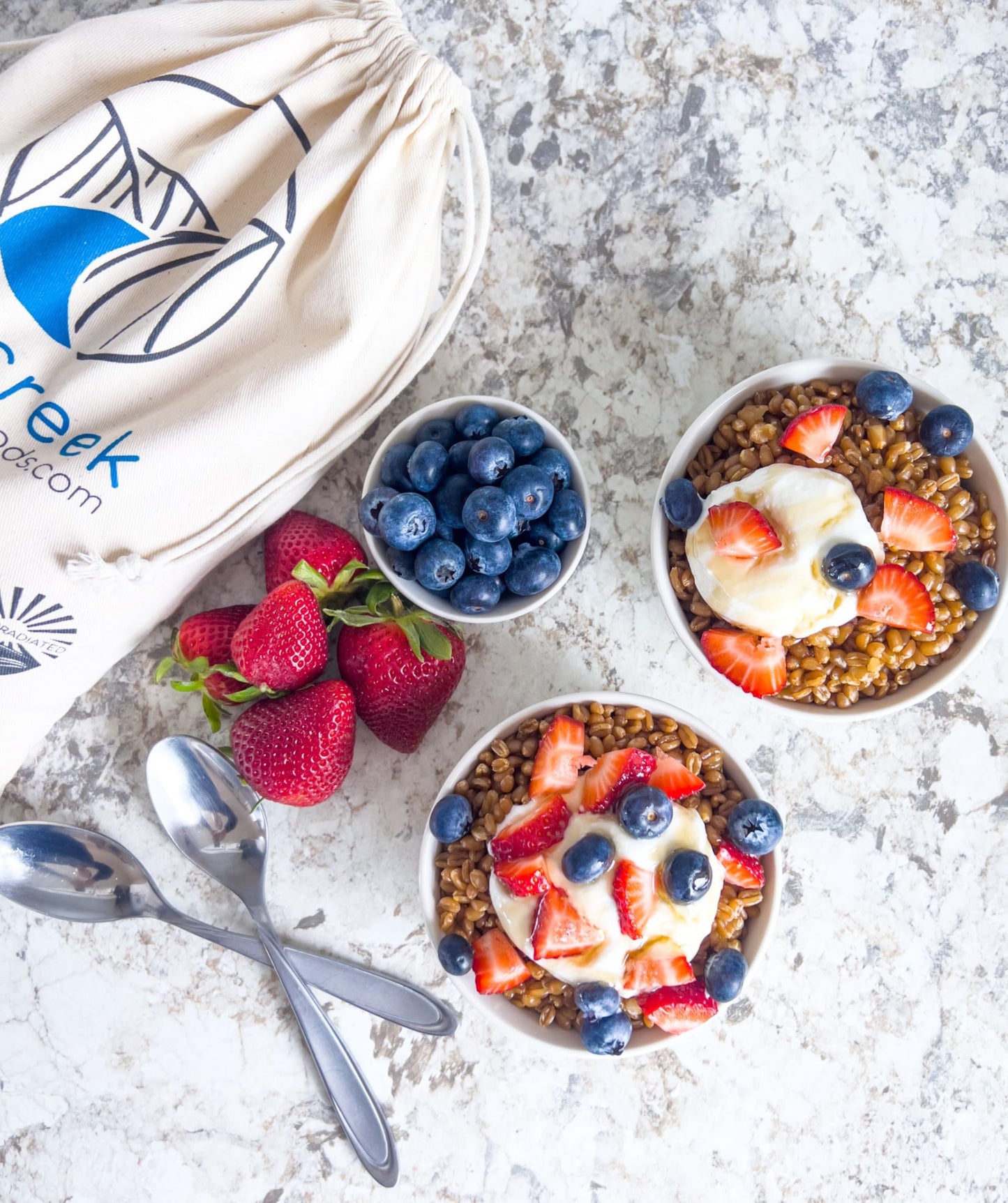 CLEAR CREEK Spelt Berries | 4 lb | Vegan | Non-GMO Project Verified | North American Grown