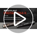 LED Tactical Flashlight with Batteries - 270 Lumens, Black, Compact