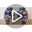 American Flag Urn for Ashes - Large Patriotic Cremation Memorial for Adult Men & Women - Variation: American Flag / Large Adult