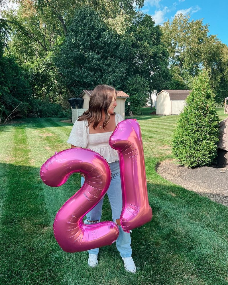 Pink 9 Balloon, Number Balloons 40 Inch, 9th Giant Birthday Decorations for Girls, 19th 29th Party Decorations Supplies, Number 9 Balloon